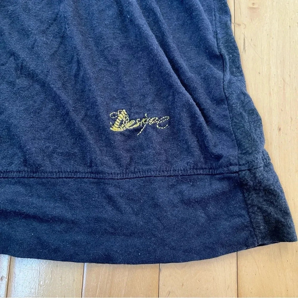 Desigual Womens Beaded Short Sleeve Top Size S Multicolored Boho Indie Y2K - Picture 2 of 10